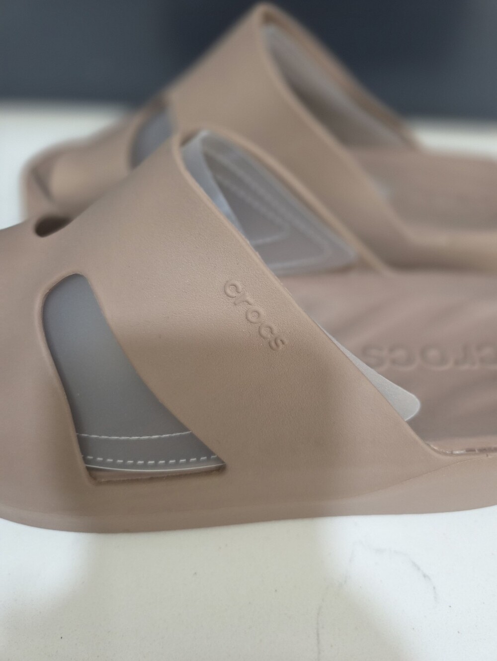 Crocs Women’s Brown Slide Sandals - Picture 6 of 11